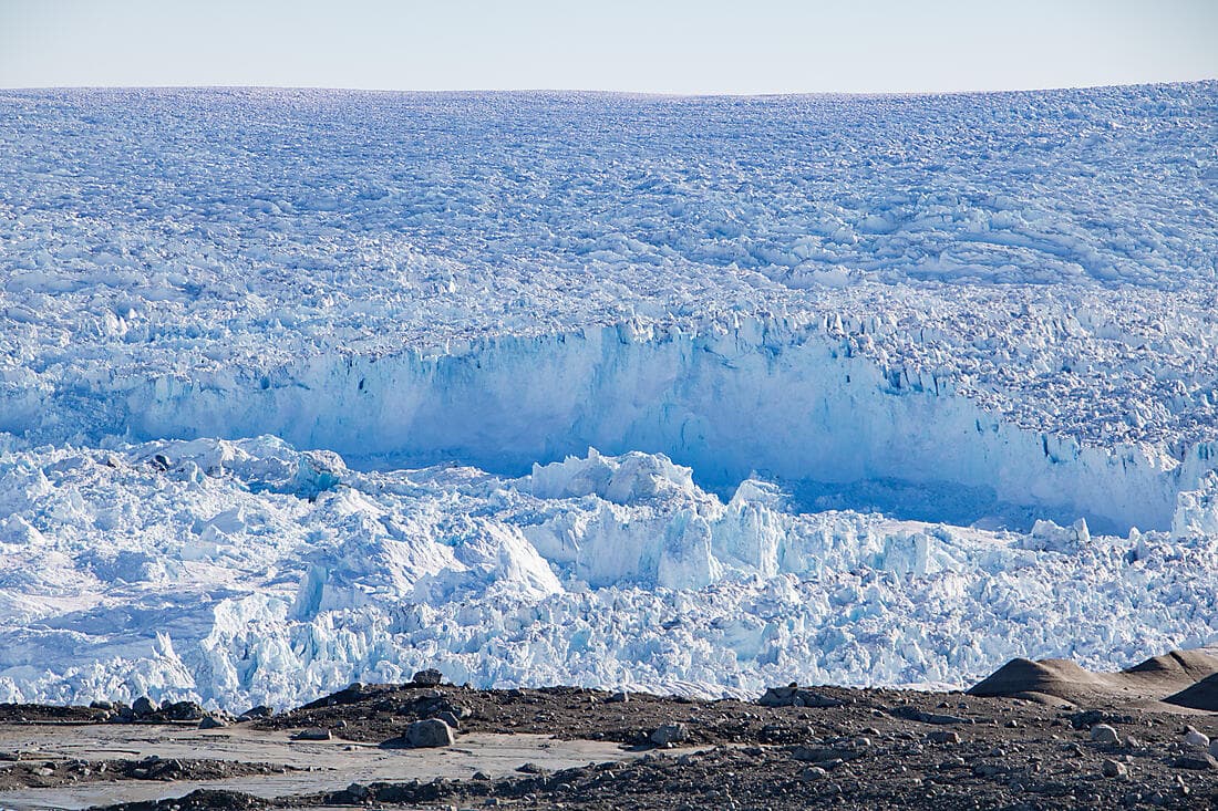 Survol du glacier en hélicoptère