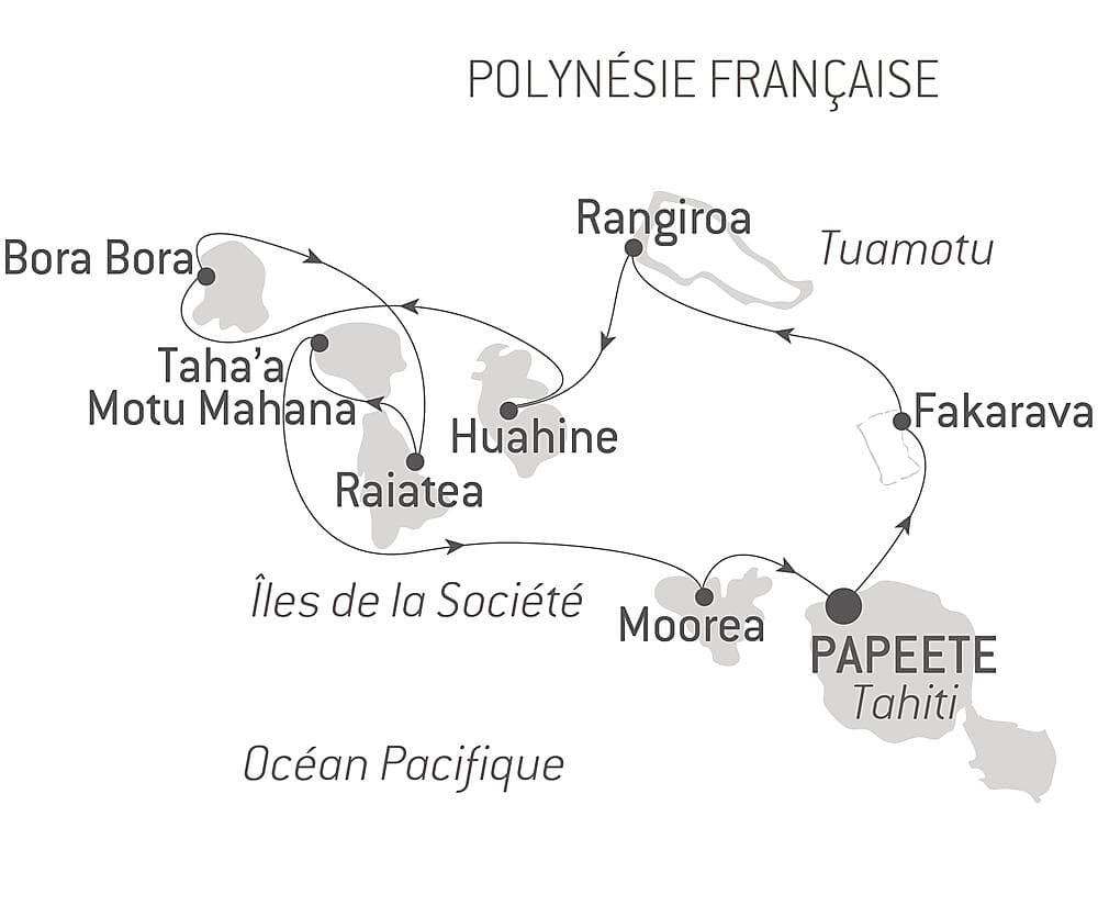 Îles de la Société et Tuamotu