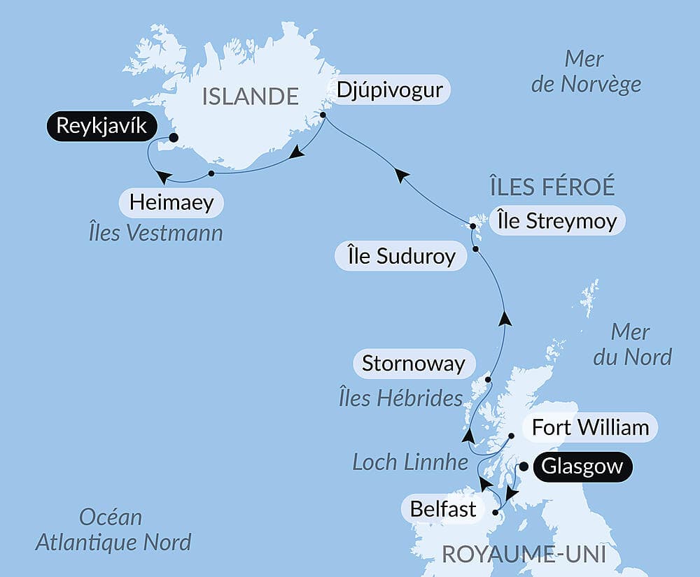 Territoires sauvages d'Écosse, des îles Féroé et d'Islande