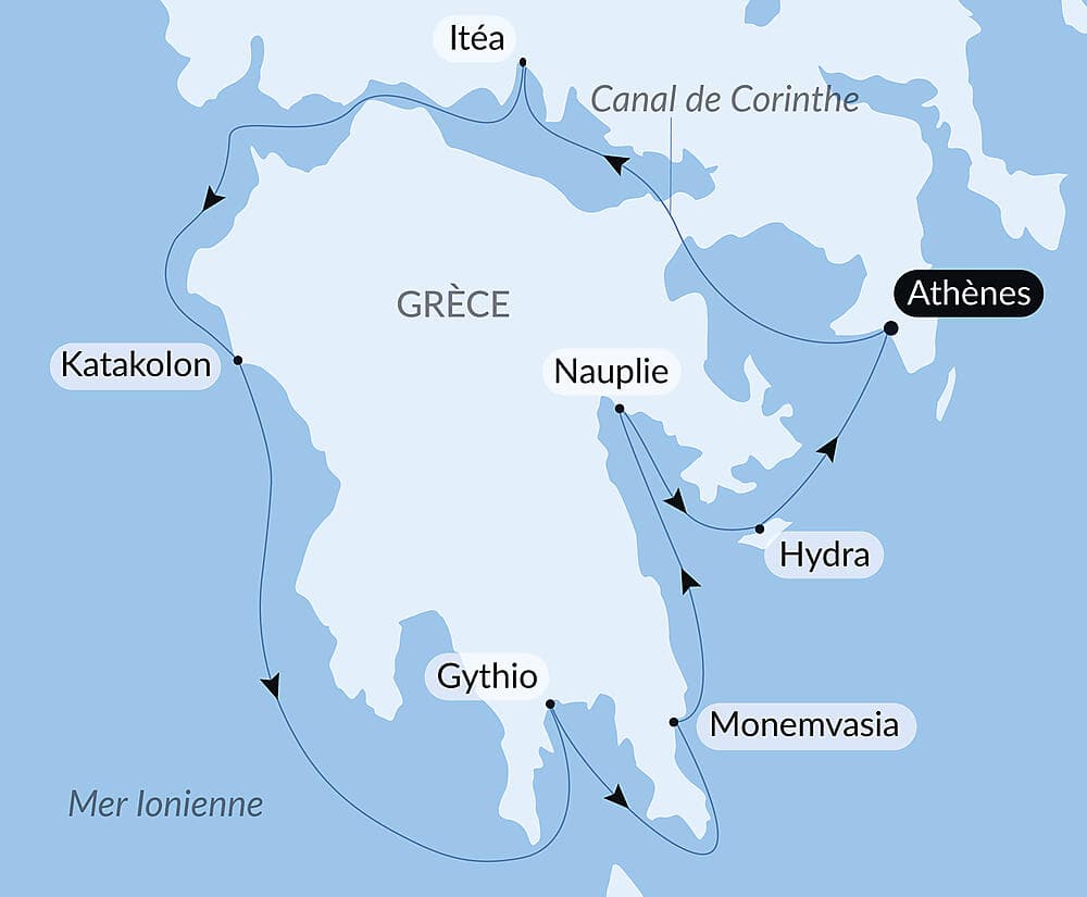 Paysages et sites emblématiques du Péloponnèse  null
