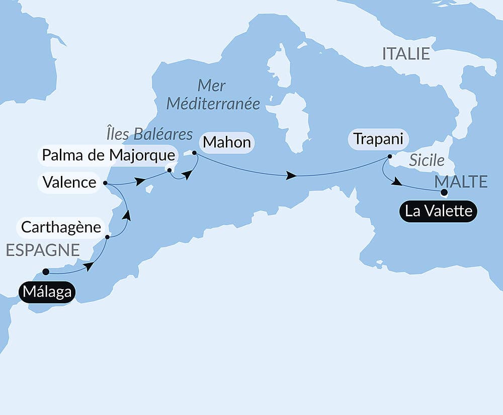 Rivages ibériques et Sicile