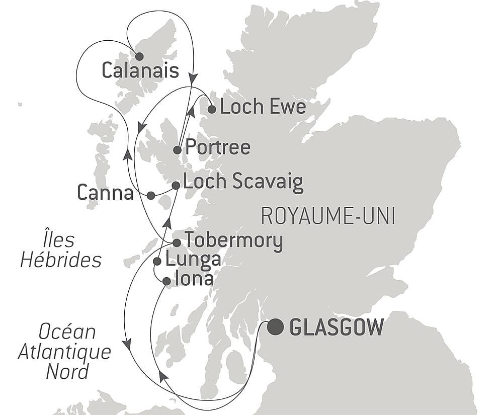 Îles mythiques et paysages sauvages des Hébrides null